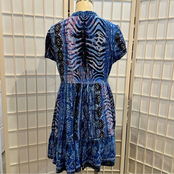 Summer boho mini dress - Picture 2 of 3